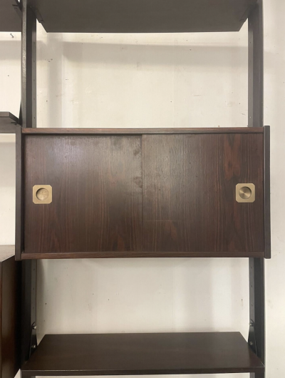 Mid Century Modern Wooden Wall Unit Italy 1960s