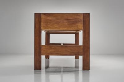 Mid Century Modern Writing Desk with Integrated Drawers Italy 1960s