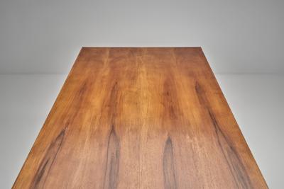 Mid Century Modern Writing Desk with Integrated Drawers Italy 1960s