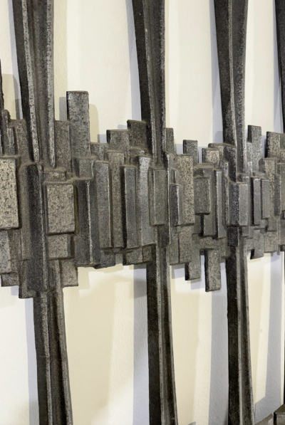 Mid Century Modern Wrought Iron Wall Decoration