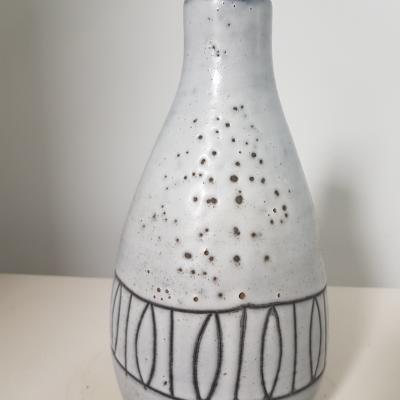 Mid Century Modern ceramic vase by Atelier Dieulfit