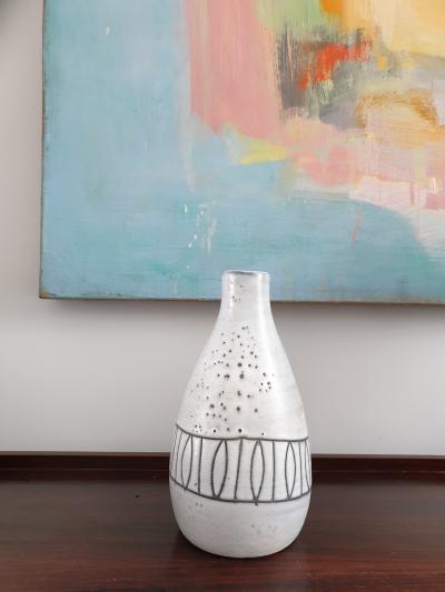Mid Century Modern ceramic vase by Atelier Dieulfit