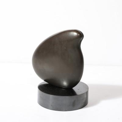 Mid Century Modernist Amorphic Ripple Bronze Sculpture signed V R 3 3