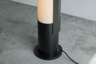 Mid Century Modernist Floor Lamp in Metal and Perspex The Netherlands 1960s