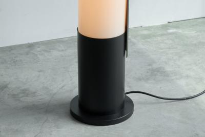 Mid Century Modernist Floor Lamp in Metal and Perspex The Netherlands 1960s