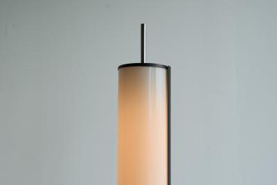Mid Century Modernist Floor Lamp in Metal and Perspex The Netherlands 1960s