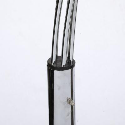 Mid Century Modernist Hydra Articulating Floor Lamp in Chrome and Marble