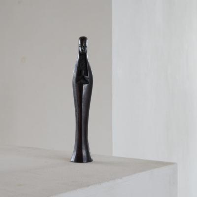 Mid Century Modernist Madonna in Carved Wood 1950s