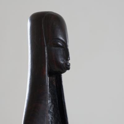 Mid Century Modernist Madonna in Carved Wood 1950s
