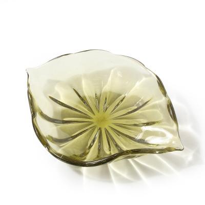 Mid Century Modernist Organic Undulating Hand Blown Murano Glass Centerpiece