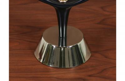 Mid Century Modernist Sculpted Brass Table Lamps