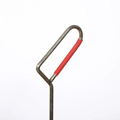 Mid Century Modernist Sculptural Brass Carnelian Red Enamel Umbrella Stand