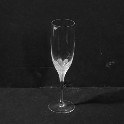 Mid Century Modernist Sevres Primavera Pattern Cut Crystal Glassware Set