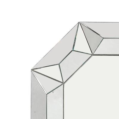 Mid Century Modernist Tessellated Octagonal Shadowbox Mirror