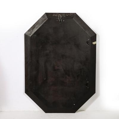 Mid Century Modernist Tessellated Octagonal Shadowbox Mirror