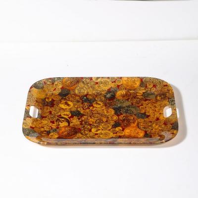 Mid Century Modernist Tray with Ancient Coin Pattern by Fornasetti