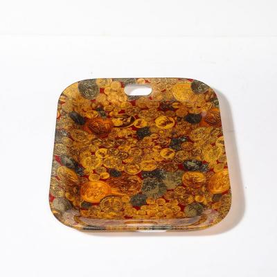 Mid Century Modernist Tray with Ancient Coin Pattern by Fornasetti
