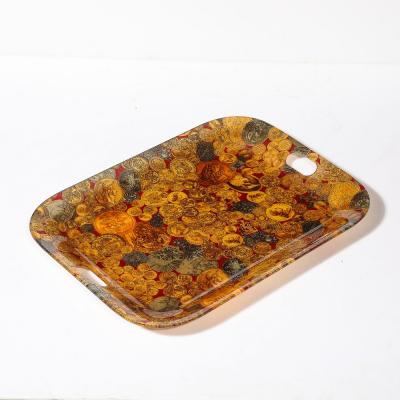 Mid Century Modernist Tray with Ancient Coin Pattern by Fornasetti