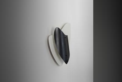 Mid Century Modernist Wall Lamp in Metal The Netherlands 1950s