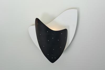 Mid Century Modernist Wall Lamp in Metal The Netherlands 1950s