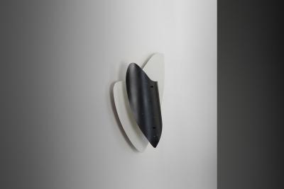 Mid Century Modernist Wall Lamp in Metal The Netherlands 1950s