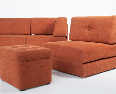 Mid Century Modular Sofa Original Upholstery 1960s