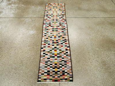 Mid Century Multicolored Persian Mahal Runner