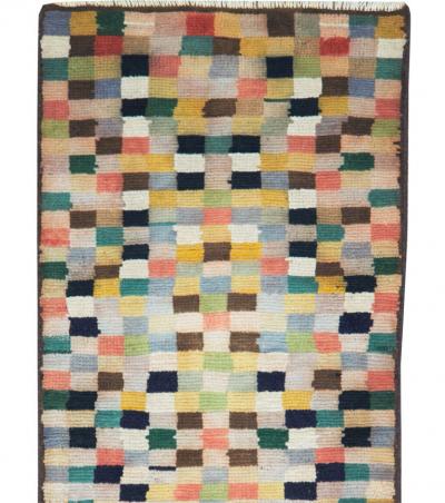 Mid Century Multicolored Persian Mahal Runner