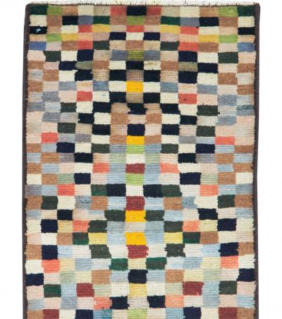 Mid Century Multicolored Persian Mahal Runner