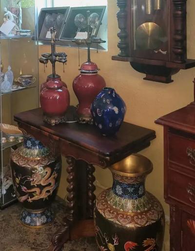 Mid Century Murano Millefiori Style Art Glass Vase