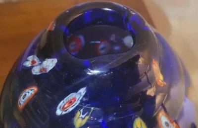 Mid Century Murano Millefiori Style Art Glass Vase