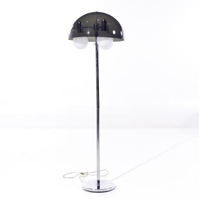 Mid Century Mushroom Chrome Floor Lamp
