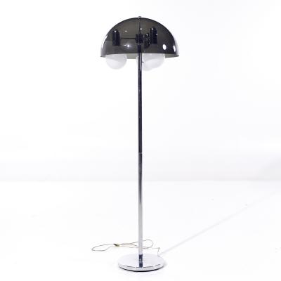 Mid Century Mushroom Chrome Floor Lamp