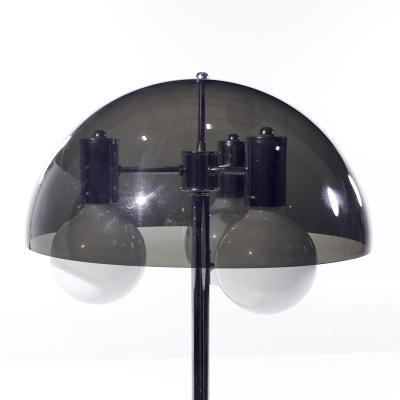 Mid Century Mushroom Chrome Floor Lamp