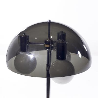 Mid Century Mushroom Chrome Floor Lamp