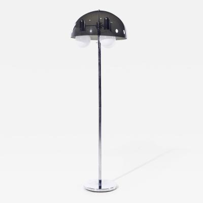 Mid Century Mushroom Chrome Floor Lamp
