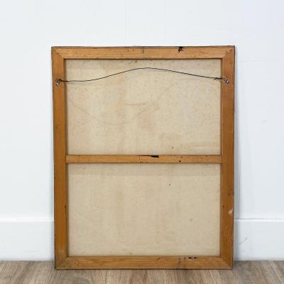 Mid Century Painting of a Factory American