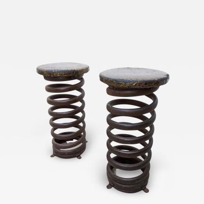 coil spring bar stools