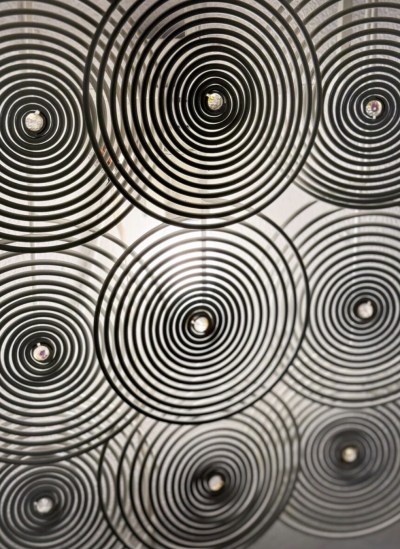 Mid Century Pair of Lacquered Metal Sconces