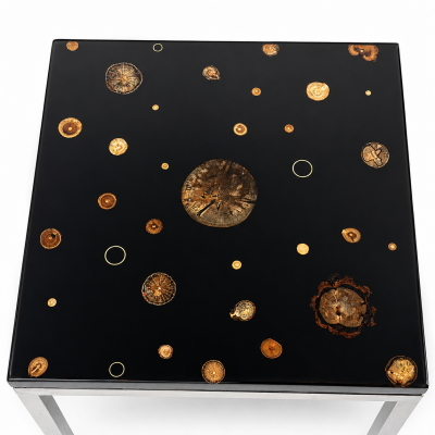 Mid Century Pair of table with a Custom Top designed and crafted by ABDB Designs