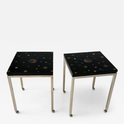Mid Century Pair of table with a Custom Top designed and crafted by ABDB Designs