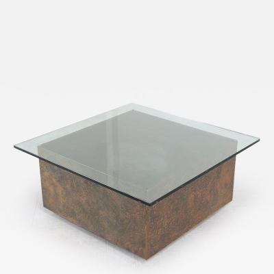 Mid Century Parchment Coffee Table