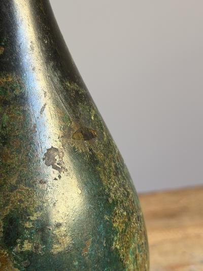 Mid Century Patinated Copper Vase