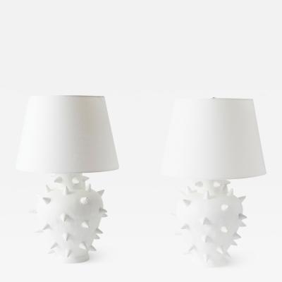 Mid Century Plaster Lamps