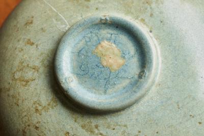 Mid Century Pottery Bowl with Incised Decoration