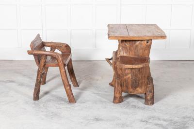 Mid Century Provincial French Fruitwood Side Table
