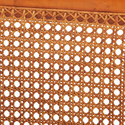 Mid Century Queen Headboard with Brass Inlay C 1940