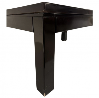 Mid Century Rectangular Coffee Table by Etienne Allemeersch Fossilized Stone