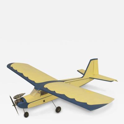 Mid Century Remote Control Model Airplane