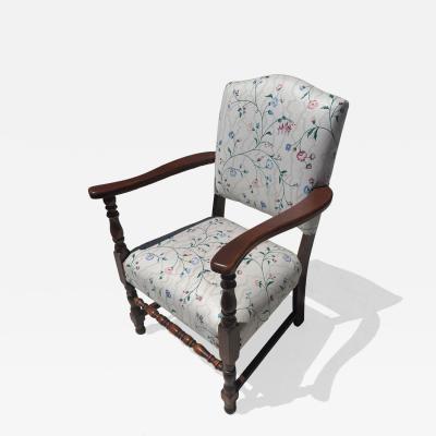 Mid Century Revival Occasional Arm Desk Chair